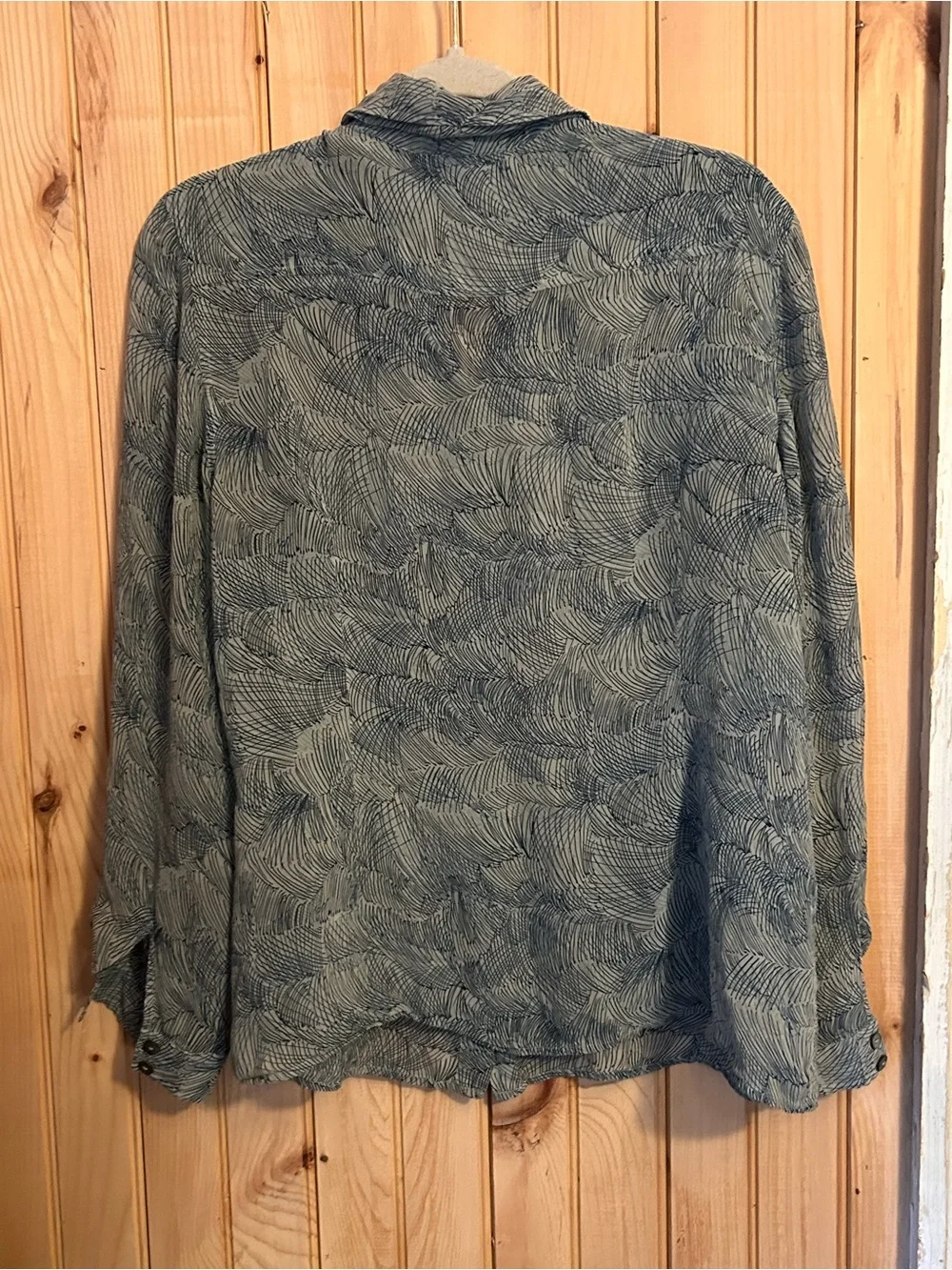 Monsoon 100% Silk Button-Front Blouse | Size US 12